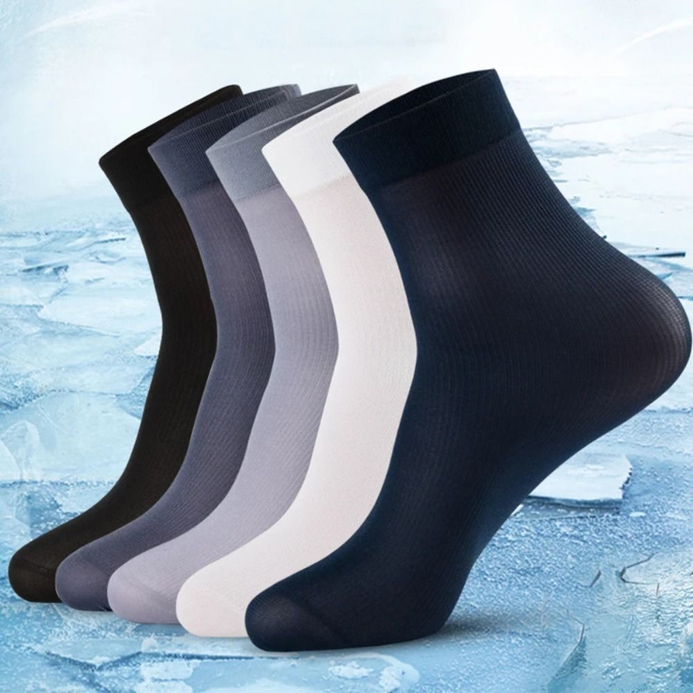 Silk Sock Bamboo - 10 пар модных дышащих мужских носков