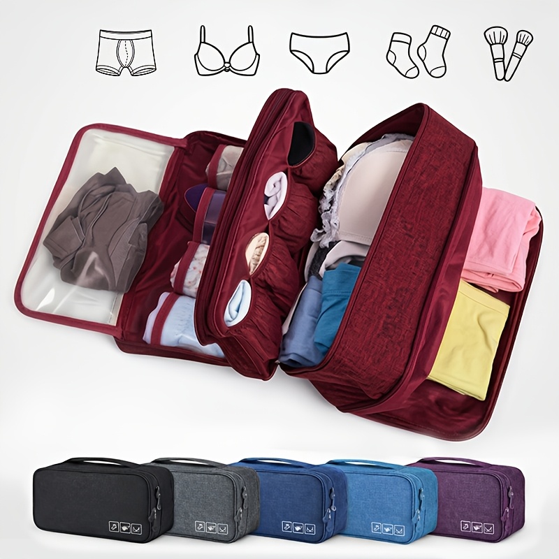 Sock Organizer Tray - 1 шт. Портативная складная дорожная сумка