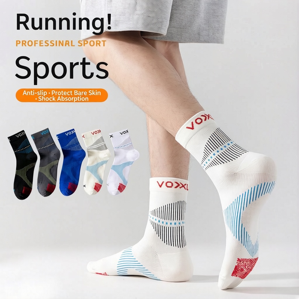 Носки для бега WRELS, 1/2/3 па – обзор и цена Athletic Sock Cushion