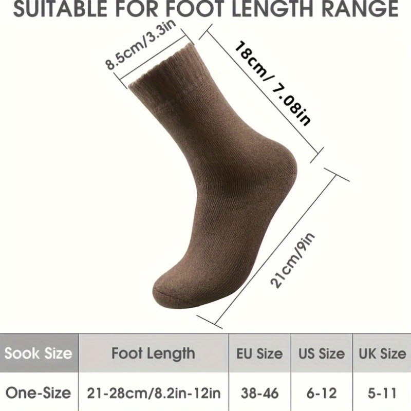 1 пара толстых зимних мужских  – обзор и цена Thermal Sock Winter